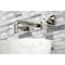 Kingston Brass KS6126DFL Two-Handle Wall Mount Bathroom Faucet, Polished Nickel KS6126DFL - alternate 4